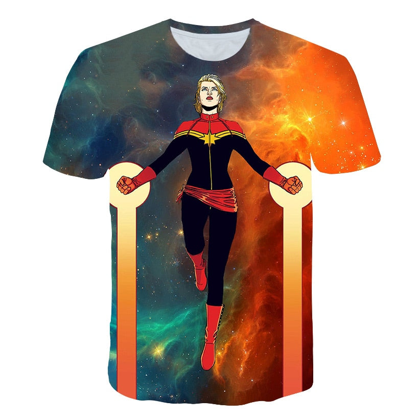 Captain Marvel 2019 T-Shirt Model 1