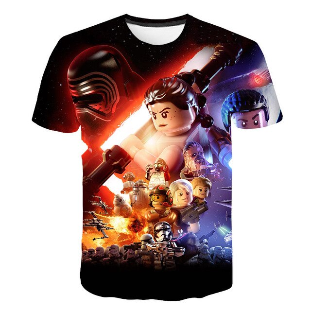 3D Star Wars Troops T-Shirt
